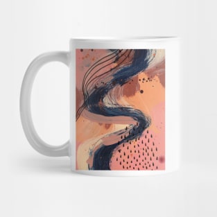 Modern abstract painting, acrylic painting 6 Mug